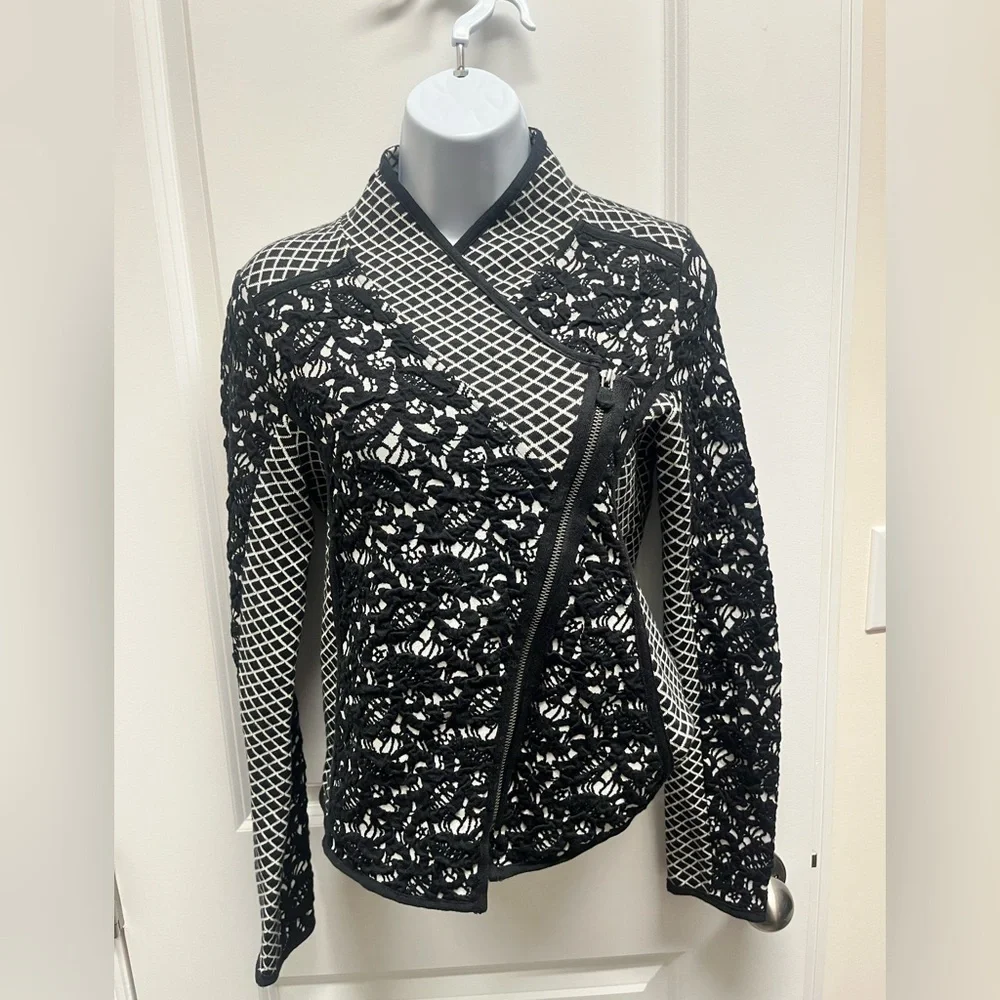 Moth (Anthropologie) Jacquard Moto jacket